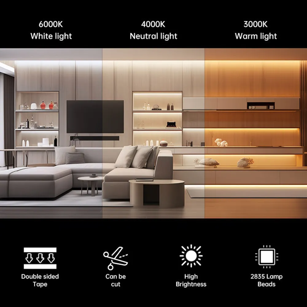 LED LINEAR STRIP 12V24V 8mm 2835 180D - Image 9